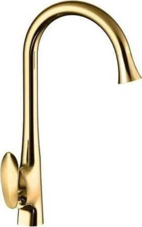 Rubinetto Miscelatore Per Lavello Cucina Casa In Ottone Dorato 59365 Colore Oro Fai da te/Attrezzature per cucine e bagni/Impianti per la cucina/Rubinetti da cucina/Rubinetti per lavelli da cucina Trade Shop italia - Napoli, Commerciovirtuoso.it