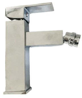 Rubinetto miscelatore quadrato per bidet design moderno squadrato