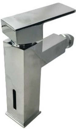 Rubinetto miscelatore quadrato per bidet design moderno squadrato