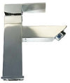 Rubinetto miscelatore quadrato per lavabo design moderno squadrato