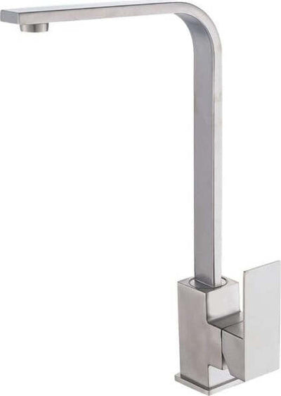 Rubinetto-Monocomando-Lavello-Cucina-Tubo-Canna-Alta-Lunga-Quadrata-Sail-Cube