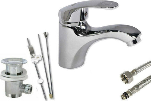 Rubinetto Monoforo Lavabo Miscelatore Monocomando Da Bagno Ottone Cromato 52328a Rubinetti Bagno Trade Shop italia - Napoli, Commerciovirtuoso.it