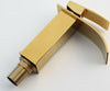 Rubinetto Oro Da Bagno Design Moderno A Cascata Miscelatore Monocomando Dorato Rubinetti Bagno Trade Shop italia - Napoli, Commerciovirtuoso.it