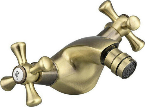 Rubinetto Per Bagno Bidet Miscelatore Doppia Manopola In Ottone Bronzo Satinato Casa, arredamento e bricolage > Accessori Bagno > Rubinetti Bagno Trade Shop italia - Napoli, Commerciovirtuoso.it