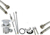 Rubinetto Per Bagno Da Lavabo Miscelatore Orientabile In Ottone Cromato Lucido Casa, arredamento e bricolage > Accessori Bagno > Rubinetti Bagno Trade Shop italia - Napoli, Commerciovirtuoso.it