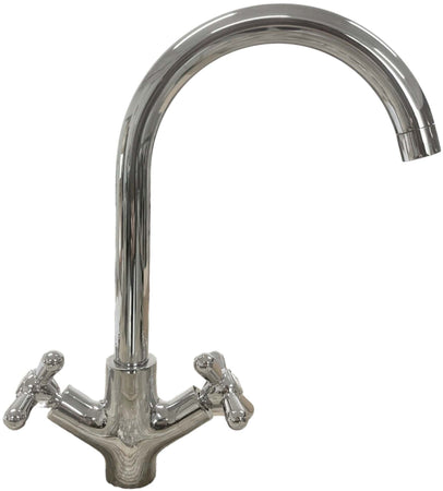 Rubinetto per bagno o cucina maniglie a croce, moderno