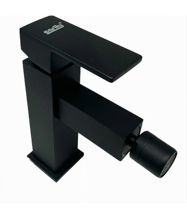 Rubinetto Per Bagno Ultra Moderno Miscelatore Orientabile Bidet Nero Opaco 87208