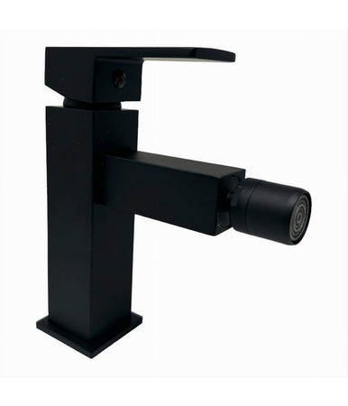 Rubinetto Per Bagno Ultra Moderno Miscelatore Orientabile Bidet Nero Opaco 87208