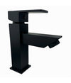 Rubinetto Per Bagno Ultra Moderno Miscelatore Orientabile Lavabo Nero Opaco 87207