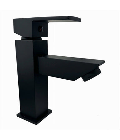 Rubinetto Per Bagno Ultra Moderno Miscelatore Orientabile Lavabo Nero Opaco 87207
