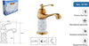 Rubinetto Per Lavabo Con Brillantini Miscelatore Bagno Monoforo Oro Basso 52149 Fai da te/Attrezzature per cucine e bagni/Attrezzature per bagni/Rubinetti per lavandini bagno Trade Shop italia - Napoli, Commerciovirtuoso.it