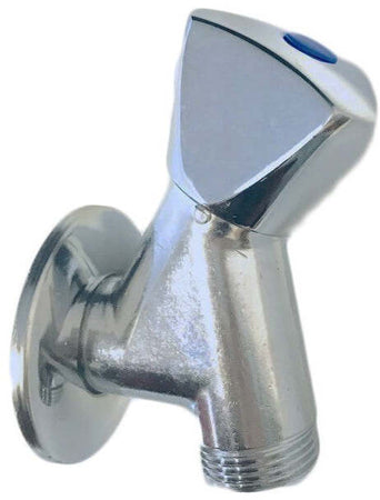 Rubinetto per lavatrice, extra pesante tutto in ottone, da 1/2 x 3/4