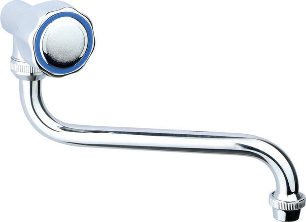 RUBINETTO-PER-LAVELLO-A-SNODO-att.-1/2---bocca-cm-20