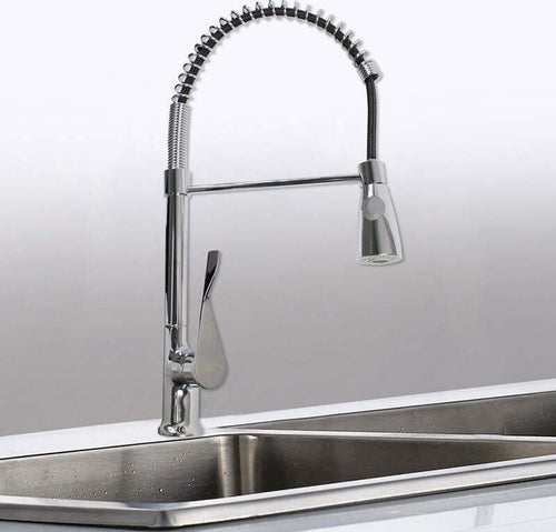 Rubinetto Per Lavello Da Cucina A Canna Alta Con Maniglia A Leva E Doccetta Casa, arredamento e bricolage > Cucina > Rubinetti Cucina Trade Shop italia - Napoli, Commerciovirtuoso.it