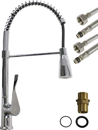 Rubinetto Per Lavello Da Cucina A Canna Alta Con Maniglia A Leva E Doccetta Casa, arredamento e bricolage > Cucina > Rubinetti Cucina Trade Shop italia - Napoli, Commerciovirtuoso.it