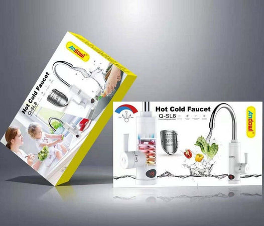 Rubinetto Riscaldatore D'acqua Istantaneo Rapido Da Cucina Monofase Q-sl8 Fai da te/Attrezzature per cucine e bagni/Impianti per la cucina/Rubinetti da cucina/Rubinetti per lavelli da cucina Trade Shop italia - Napoli, Commerciovirtuoso.it