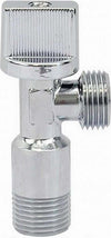 Rubinetto-Sottolavabo-Cromato-1/2-1/2-Sotto-Lavandino-8cm-Cromo-Valvola-59985