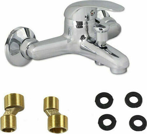 Rubinetto-vasca-a-parete-miscelatore-muro-monocomando-da-bagno-cromato-52928