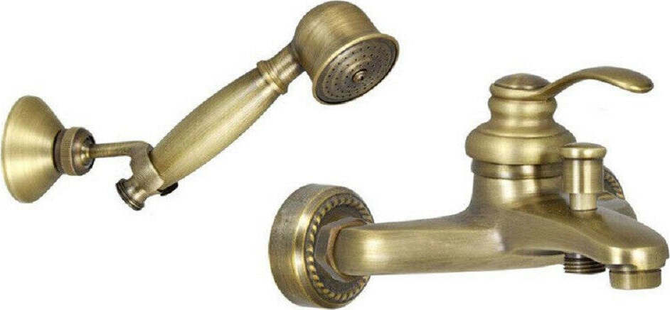 Rubinetto Vasca Doccia 2 Fori Bronzo Anticato Doccetta Tubo Flessibile 52378a Accessori Bagno > Rubinetti Bagno Trade Shop italia - Napoli, Commerciovirtuoso.it