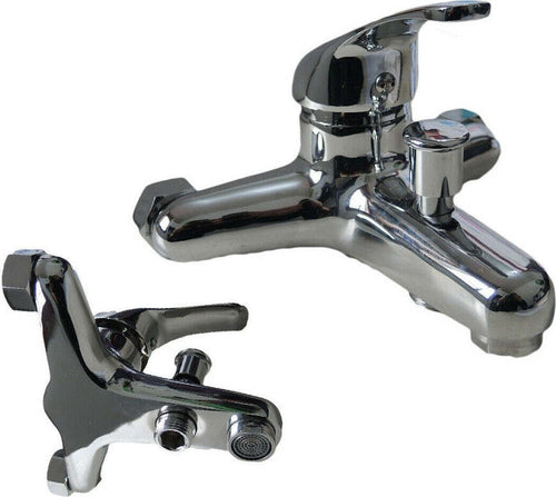 Rubinetto Vasca Parete Miscelatore Muro Monocomando Da Bagno Attaco Doccia 52928 Rubinetti Bagno Trade Shop italia - Napoli, Commerciovirtuoso.it