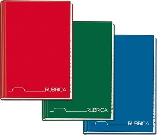 Rubrica cartonato - 1 rigo - A5 - 96 fogli - Blasetti Cancelleria e prodotti per ufficio/Archivio ufficio e accessori per scrivania/Modulistica e conservazione registri/Libri e registri contabili Eurocartuccia - Pavullo, Commerciovirtuoso.it