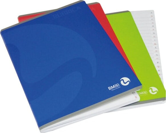 Rubrica con punto metallico - 1 rigo - 210 x 297mm - 80gr - 60 fogli - BM [multipack] 10 pezzi Cancelleria e prodotti per ufficio/Archivio ufficio e accessori per scrivania/Modulistica e conservazione registri/Libri e registri contabili Eurocartuccia - Pavullo, Commerciovirtuoso.it