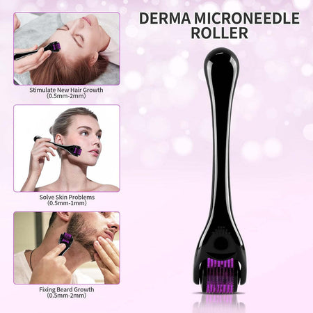 Rullo Antirughe per Viso Derma Roller 0,5 mm 540 Aghi Anti Invecchiamento MarsDoctors Roller System