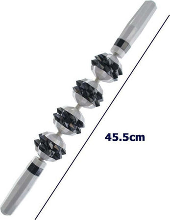 Rullo Bastone Massaggio Muscolare 45.5cm Gambe, Schiena, Migliora Circolazione Salute e cura della persona/Benessere/Massaggi e relax/Massaggiatori elettrici/Massaggiatori elettrici manuali Trade Shop italia - Napoli, Commerciovirtuoso.it