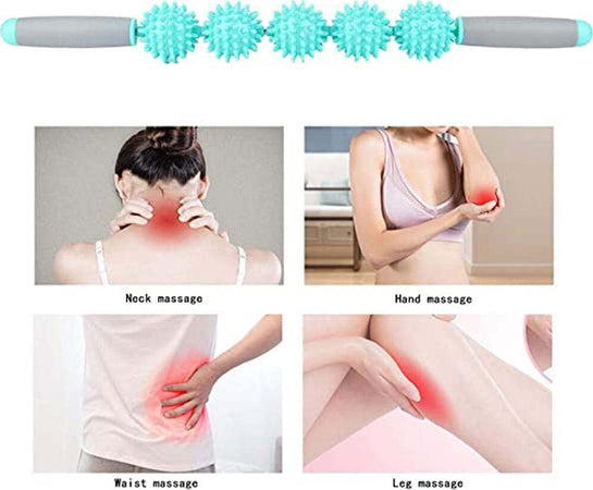Rullo Bastone Massaggio Muscolare 54cm Per Gambe, Schiena, Migliora Circolazione Salute e cura della persona/Benessere/Massaggi e relax/Strumenti per i massaggi manuali/Bastoncini per massaggi Trade Shop italia - Napoli, Commerciovirtuoso.it