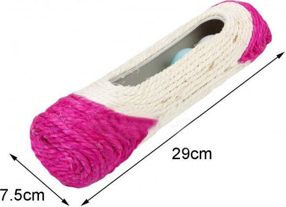 RULLO IN SISAL TIRAGRAFFI 29 X 7,5 CM CON PALLINE SONORE GIOCO PER GATTI Prodotti per animali domestici/Gatti/Lettini accessori per il letto e mobili/Colonne tiragraffi Trade Shop italia - Napoli, Commerciovirtuoso.it
