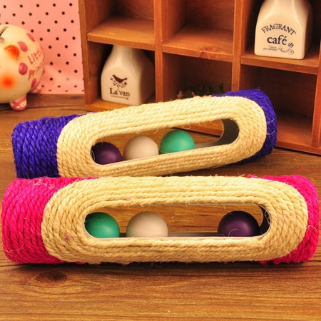 RULLO IN SISAL TIRAGRAFFI 29 X 7,5 CM CON PALLINE SONORE GIOCO PER GATTI Prodotti per animali domestici/Gatti/Lettini accessori per il letto e mobili/Colonne tiragraffi Trade Shop italia - Napoli, Commerciovirtuoso.it