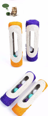 RULLO IN SISAL TIRAGRAFFI 29 X 7,5 CM CON PALLINE SONORE GIOCO PER GATTI Prodotti per animali domestici/Gatti/Lettini accessori per il letto e mobili/Colonne tiragraffi Trade Shop italia - Napoli, Commerciovirtuoso.it