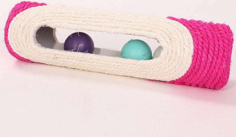 RULLO IN SISAL TIRAGRAFFI 29 X 7,5 CM CON PALLINE SONORE GIOCO PER GATTI Prodotti per animali domestici/Gatti/Lettini accessori per il letto e mobili/Colonne tiragraffi Trade Shop italia - Napoli, Commerciovirtuoso.it