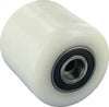 Rullo-per-transpallet-di-ricambio-rivestito-in-nylon-mozzo-su-cuscinetti-a-sfera-schermati