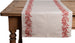 Runner da tavola feste natale natalizia in misto lino decoro natale natalizio morbido resistente elegante made in italy BACCHE ROSSE Casa e cucina/Tessili per la casa/Tessili da cucina/Runner Vanita di raso - Sesto San Giovanni, Commerciovirtuoso.it