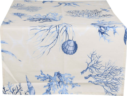 Runner Da Tavola In 100% Cotone Stampa Digitale Dai Colori Vivi Ed Intensi Lavabile In Lavatrice Made In Italy Coralli Blu Casa e cucina/Tessili per la casa/Tessili da cucina/Runner Novilunio - Sesto San Giovanni, Commerciovirtuoso.it