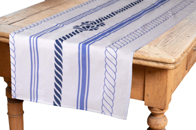 Runner Da Tavola In 100% Cotone Stampa Digitale Dai Colori Vivi Ed Intensi Lavabile In Lavatrice Made In Italy Nodi Casa e cucina/Tessili per la casa/Tessili da cucina/Runner Novilunio - Sesto San Giovanni, Commerciovirtuoso.it