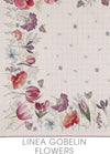 Runner FLOWERS in gobelin 40×100 cm – 47×140 cm – Maè – Via roma 60