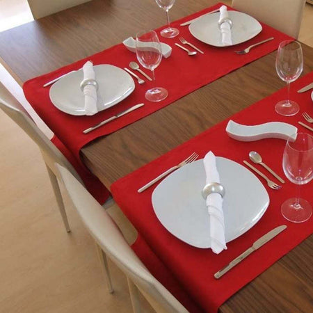 Runner in cotone tinta unita per tavolo di Natale 40 x 140 cm Casa e cucina/Decorazioni per interni/Addobbi e decorazioni per ricorrenze/Decorazioni natalizie/Oggettistica MagiediNatale.it - Altamura, Commerciovirtuoso.it