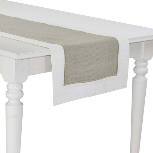 Runner in tela Aida con balza in lino per tavolo cm 45×150 Casa e cucina/Decorazioni per interni/Addobbi e decorazioni per ricorrenze/Decorazioni natalizie/Oggettistica MagiediNatale.it - Altamura, Commerciovirtuoso.it