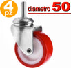 Ruota Con Perno Girevole Per Carrello Sedia Diametro 5cm 50 Mm Nucleo Plastica Casa, arredamento e bricolage > Bricolage e fai da te > Ruote Girevoli Trade Shop italia - Napoli, Commerciovirtuoso.it