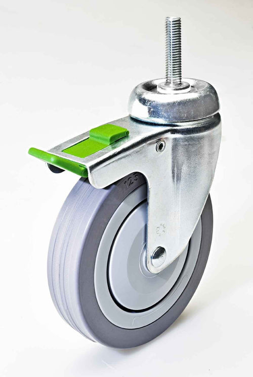 RUOTA GRIGIA CON PERNO E FRENO TBBF CEBORA DIAMETRO 60 80 100 125 Fai da te/Prodotti per la costruzione/Prodotti per il trasporto materiali/Rotelle industriali/Rotelle piatte Trade Shop italia - Napoli, Commerciovirtuoso.it