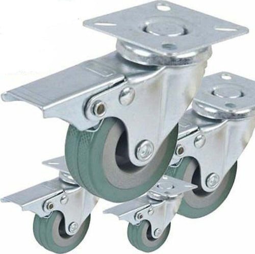 Ruota Gomma Rigida Con Piastra Girevole E Freno Blocco Diametro Ruota 65x21 Casa, arredamento e bricolage > Bricolage e fai da te > Ruote Girevoli Trade Shop italia - Napoli, Commerciovirtuoso.it