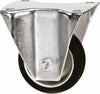 Ruota gommata 100x30mm supporto fisso