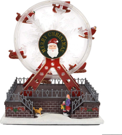 Ruota panoramica decorazione per villaggio Natalizio con animazioni e luci h 28 cm Casa e cucina/Decorazioni per interni/Addobbi e decorazioni per ricorrenze/Decorazioni natalizie/Oggettistica MagiediNatale.it - Altamura, Commerciovirtuoso.it