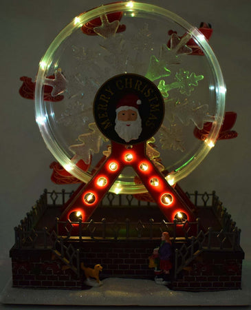 Ruota panoramica decorazione per villaggio Natalizio con animazioni e luci h 28 cm Casa e cucina/Decorazioni per interni/Addobbi e decorazioni per ricorrenze/Decorazioni natalizie/Oggettistica MagiediNatale.it - Altamura, Commerciovirtuoso.it