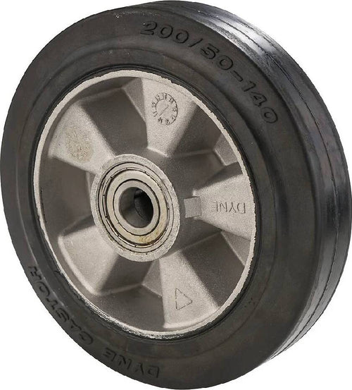 Ruota-per-transpallet-di-ricambio-con-rivestimento-in-gomma-e-supporto-in-alluminio-flangiato