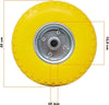 Ruota Piena Antiforatura Pu Gialla Carrello Carriola 25cm Cerchio In Acciaio Casa, arredamento e bricolage > Bricolage e fai da te > Ruote Girevoli Trade Shop italia - Napoli, Commerciovirtuoso.it
