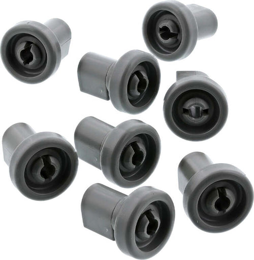 Ruote-x8-Grigie-Cestello-Superiore-per-Lavastoviglie-Electrolux