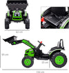 Ruspa-Giocattolo-per-Bambini-3-5-Anni-a-Batteria-6V-con-Suoni-e-Luci,-132x62x65-cm,-Verde-WA1370-167V90GNWA1